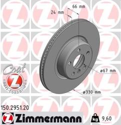 Диск тормозной передний с покрытием COAT Z 150.2951.20