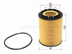 Фильтр масляный (картридж) VW TOUAREG 3.2/3.6 03-11/AUDI Q7 3.6 05-15/PORSCHE CAYENNE 3.2/3.6 02-10