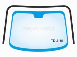 Молдинг лобового стекла (Уплотнительная резинка) LADA 2110 95-14 / 2111 97-14 / 2112 99-09