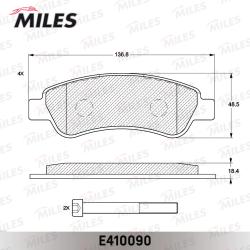 E410090 Колодки тормозные CITROEN JUMPER/FIAT DUCATO/PEUGEOT BOXER 06- зад. LowMetallic