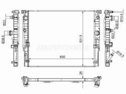 Радиатор BMW 5-Series 16-20 / 6-Series 17-20 / 7-Series 15-23 / 6-Series Gran Turismo 17-20