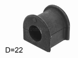 Втулка стабилизатора Toyota RAV4 (CA20) 00-05 / Vista 98-03 / Celica 99-06 / Opa 00-05 (Перед/ 22.00