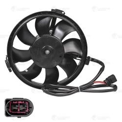 Э/вентилятор кондиц. для а/м VW Passat (B5) (96-)/Audi A6 (C5) (97-) (с кожухом) (тип Gate) (LFAC 1802)