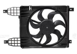 Э/вентилятор охл. для а/м Chevrolet Aveo T255 (08-) (с кожухом) (LFK 0581)