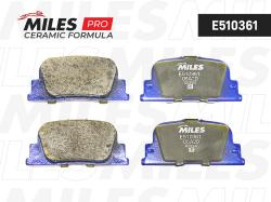 E510361 Колодки тормозные TOYOTA CAMRY V20 2.2-3.0 96-01/PRIUS 03-09 задние Ceramic