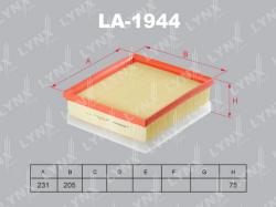 Фильтр воздушный BMW F20/F30 1.6D/1.8D/2.0D 11- LA-1944