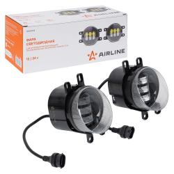 Фара светодиод., регулир. свет. граница, 30Вт, Бел./Желт., 130x90x100мм, кмпл. 2шт. (ALED093)