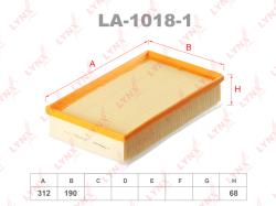 Фильтр воздушный VW T5 03- LA-1018-1