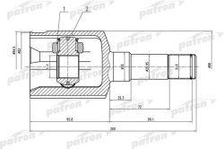 ШРУС PCV1500