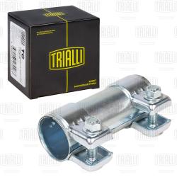 Хомут глушителя трубчатый с муфтой D=43 мм L=125 мм (оцинк. сталь) (TC 43 Z)