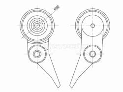 Ролик ремня ГРМ натяжной MMC 4D56 05-