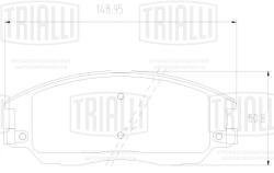Колодки торм. для а/м Hyundai Terracan (01-)/SsangYong Stavic (05-) диск. перед. (PF 2366)
