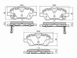 Колодки тормозные (Сзади) Honda Civic 11-17 / Odyssey 03-17 / Stepwgn 05-09 / Stream 06-14