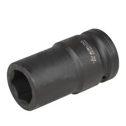 Головка ударная торцевая 1"DR шестигранная 27мм, L=90мм (ATAS097)