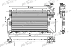 PRS3118 Радиатор системы охлаждения