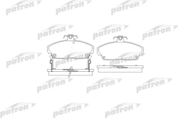 PBP1291 Колодки тормозные дисковые