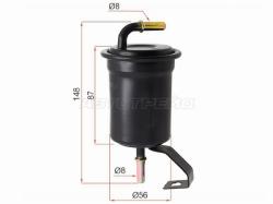 Фильтр топливный TOYOTA HILUX SURF/4RUNNER ##N21# 3RZ/2TR/1GR/5VZ 02-09/ LAND CRUISER PRADO 120 3RZ/