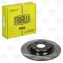 Диск торм. для а/м Geely Monjaro (22-)/Tugella (19-) задн. d=302 перф., слотир. (DF 1101s) PRO