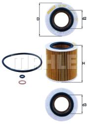 Фильтр масляный BMW E90/E60/X5 (E70)/X6 (E71) 2.0-3.0 04- OX387D