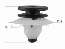 Клипса молдинга кузова VOLVO (1 шт.)