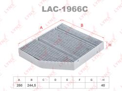Фильтр салонный угольный MERCEDES-BENZ C180-C43(W205) 14> / CLS220D-CLS450D(C257) 17> / E200-E450(W2 lac-1966c