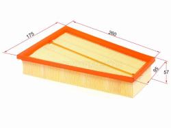 Фильтр воздушный MERCEDES A-CLASS W176 12-18/B-CLASS W246 12-/CLA-CLASS C117 13-/GLA-CLASS X156 13-