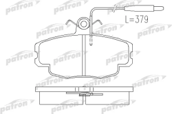 PBP720 Колодки тормозные дисковые