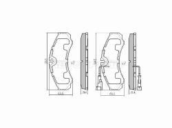 Колодки тормозные (Сзади) Iveco Daily 99-14 / Nissan Cabstar 06-14
