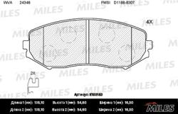 E100153 Колодки тормозные SUZUKI GRAND VITARA 1.6-3.2 05> передние SemiMetallic