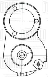 Ролик привод. ремня для а/м DAF XF 95 (02-)/XF 105 (05-) [MX13] (с натяж. мех.) генер. (CM 6001)