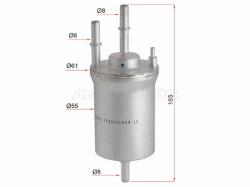 Фильтр топливный 4 bar VW POLO 01-/JETTA 1.6 05-/SKODA FABIA 01-/OCTAVIA 04-13/RAPID 12-