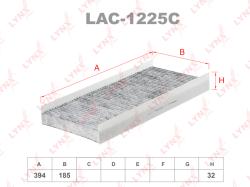 Фильтр салона MB W169/W245 угольный LAC-1225C