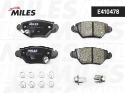 E410478 Колодки тормозные OPEL ASTRA G 98>/ZAFIRA 03>05 задние LowMetallic