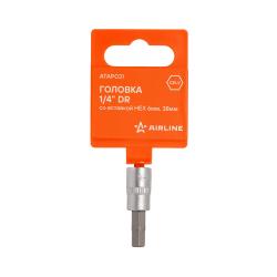 Головка 1/4" со вставкой HEX 6мм, L=38мм (ATAP031)