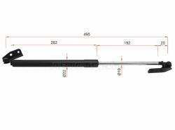 Амортизатор крышки багажника Mazda Premacy 99-05 (Справа)