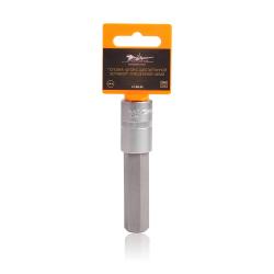 Головка торцевая 1/2" с шестигранной вставкой 17мм, L=100мм (AT-BS-56)