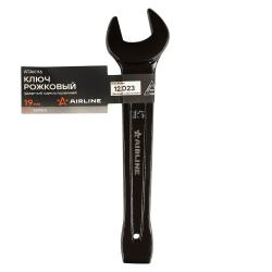 Ключ рожковый ударный односторонний 19мм (ATAK116)