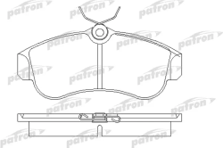PBP604 Колодки тормозные дисковые