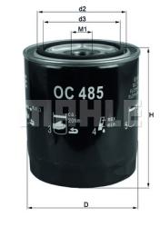 Фильтр масляный AUDI A4/A6/PASSAT 2.4-3.0 94- OC485