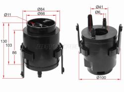 Фильтр топливный TOYOTA AVENSIS 03-08/COROLLA 01-07 1/2AZFSE/1/4ZZFE