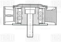 Ролик привод. ремня для а/м BMW 3 E90 (05-) 3.0i (опор.) нижн. (CM 5602)