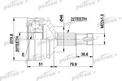 ШРУС PCV1013