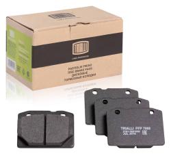 TRIALLI PFP 7966 Колодки тормозные дисковые для автомобилей Лада 2101-2107 передние ECO (semi-metallic/полуметаллические)