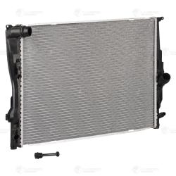 Радиатор охл. для а/м BMW 3 (E90/E91) (05-) G (с доп. патрубком 16мм) (LRc 2637)
