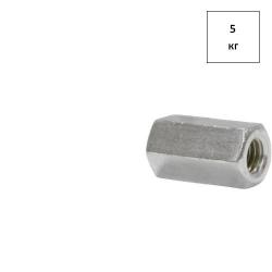 Гайка удлинённая М 12 DIN 6334 оц. 5кг FORTLUFT sts027120