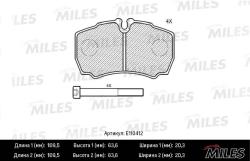 E110412 Колодки тормозные FORD TRANSIT 06-/IVECO DAILY 01- задние SemiMetallic