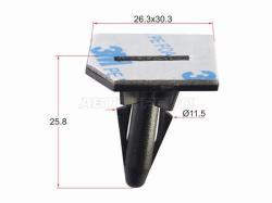 Клипса крепления стекла TOYOTA/LEXUS (1 шт.)