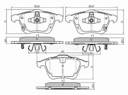 Колодки тормозные (Спереди) Mazda 6 02-12 / 6 MPS 05-07 / Atenza 02-12