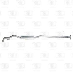 Глушитель для а/м Nissan X-Trail T31 (07-) 2.5i доп. (резонатор) (алюм. сталь) (EAM 4013)