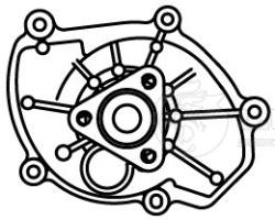 Насос водяной для а/м Porsche Cayenne (10-) 4.8i (LWP 1850)